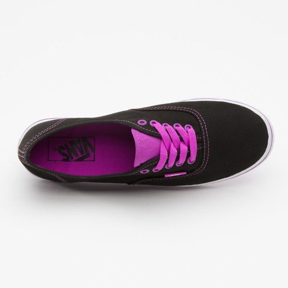 trampki damskie VANS  - AUTHENTIC LO PRO BLACK PURPLE