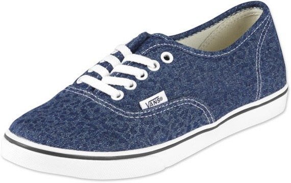 trampki damskie VANS  - AUTHENTIC LO PRO CHEETAH DARK DENIM