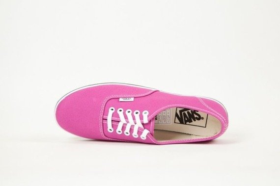 trampki damskie VANS - AUTHENTIC LO PRO FUCHSIA RED TRUE WHITE