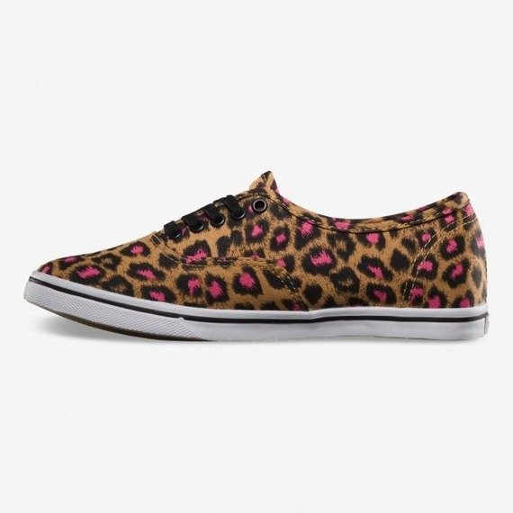 trampki damskie VANS  - AUTHENTIC LO PRO LEOPARD BLACK MAGENTA