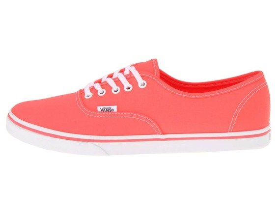 trampki damskie VANS  - AUTHENTIC LO PRO NEON/CORAL