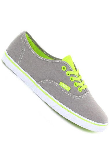 trampki damskie VANS  - AUTHENTIC LO PRO NEON GREY YELLOW