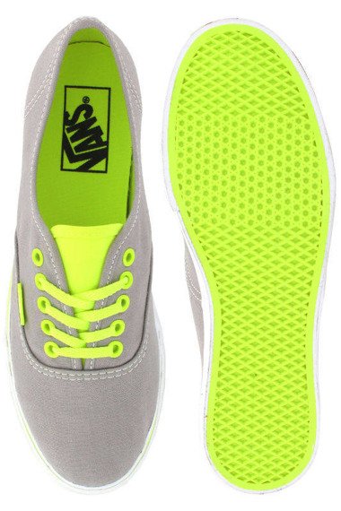 trampki damskie VANS  - AUTHENTIC LO PRO NEON GREY YELLOW