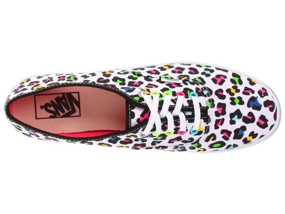 trampki damskie VANS - AUTHENTIC LO PRO NEON LEOPARD/TRUE WHITE