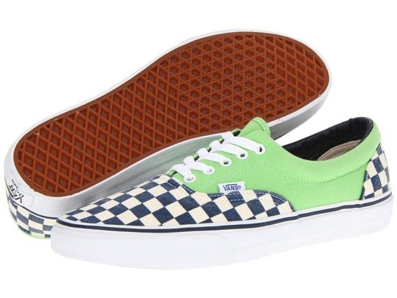 trampki damskie VANS - ERA VAN DOREN CHECKER/GREEN