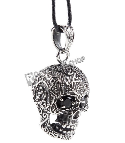 wisior BLACK EYED SKULL