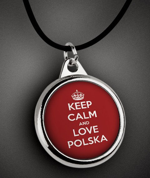 wisior KEEP CALM AND LOVE POLSKA