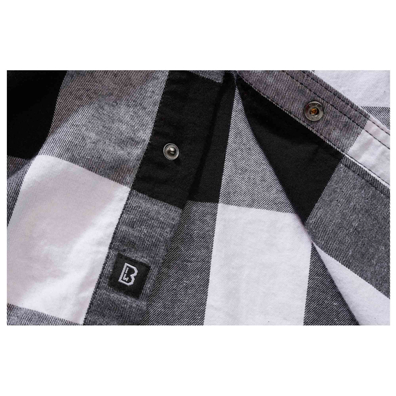 workshirt CHECKSHIRT SLEEVELESS white/black