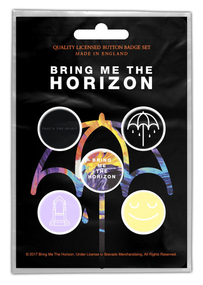 zestaw 5 szt. przypinek BRING ME THE HORIZON