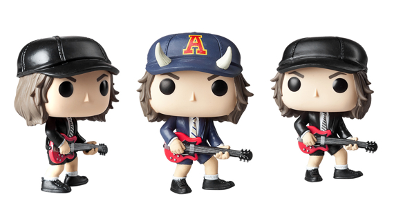 zestaw figurek AC/DC - ANGUS YOUNG 6 szt.