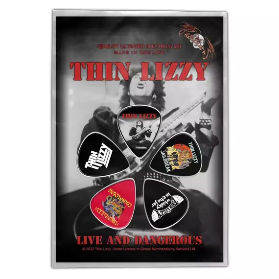 zestaw kostek THIN LIZZY - LIVE AND DANGEROUS (5 szt)